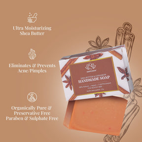 EARTHRAGA Gift Set For Men and Women | Bakuchiol Night Cream (30ml) |  Vanilla Body Lotion (250gm) |  Vanilla, Spiced Chai & Icy Mint Lip Balm(4gm X 3) |  Handmade Soap (125gm X 2) (Pack of 7 Items)