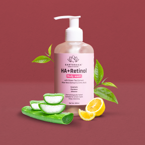 Retinol Body Wash with Hyaluronic Acid for skin elasticity | Cleanse Deeply | Boost Skin Elasticity | Fights Dark Spots | Soothes Sunburn & Redness | 200ml