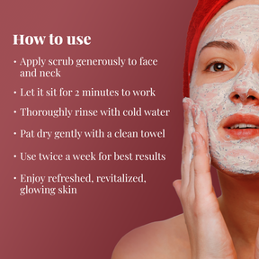 HA + Retinol Face Scrub | Clears Clogged Pores | Fades Wrinkles | Brightens Skin | Removes Tan | 100ml