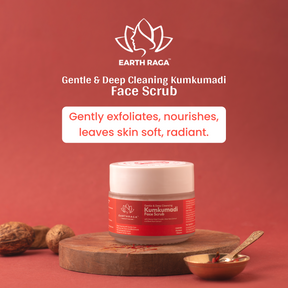 Gentle & Deep Cleansing Kumkumadi Face Scrub  | Exfoliates Skin With Tan Removal | Prevents Dark Circles | 100ml