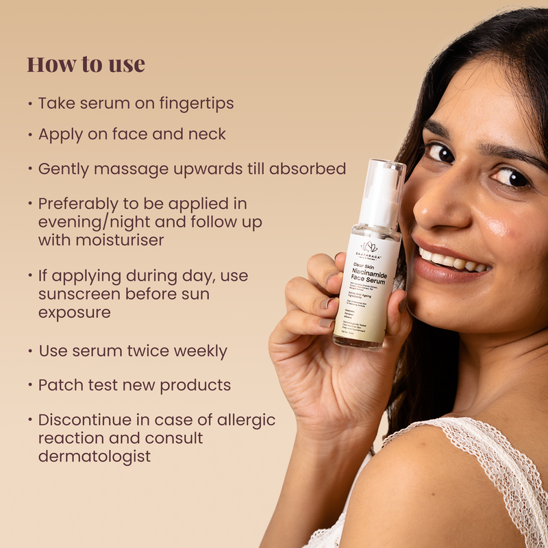 Niacinamide Serum Organic Niacinamide Serum for Dark Spots Earthraga