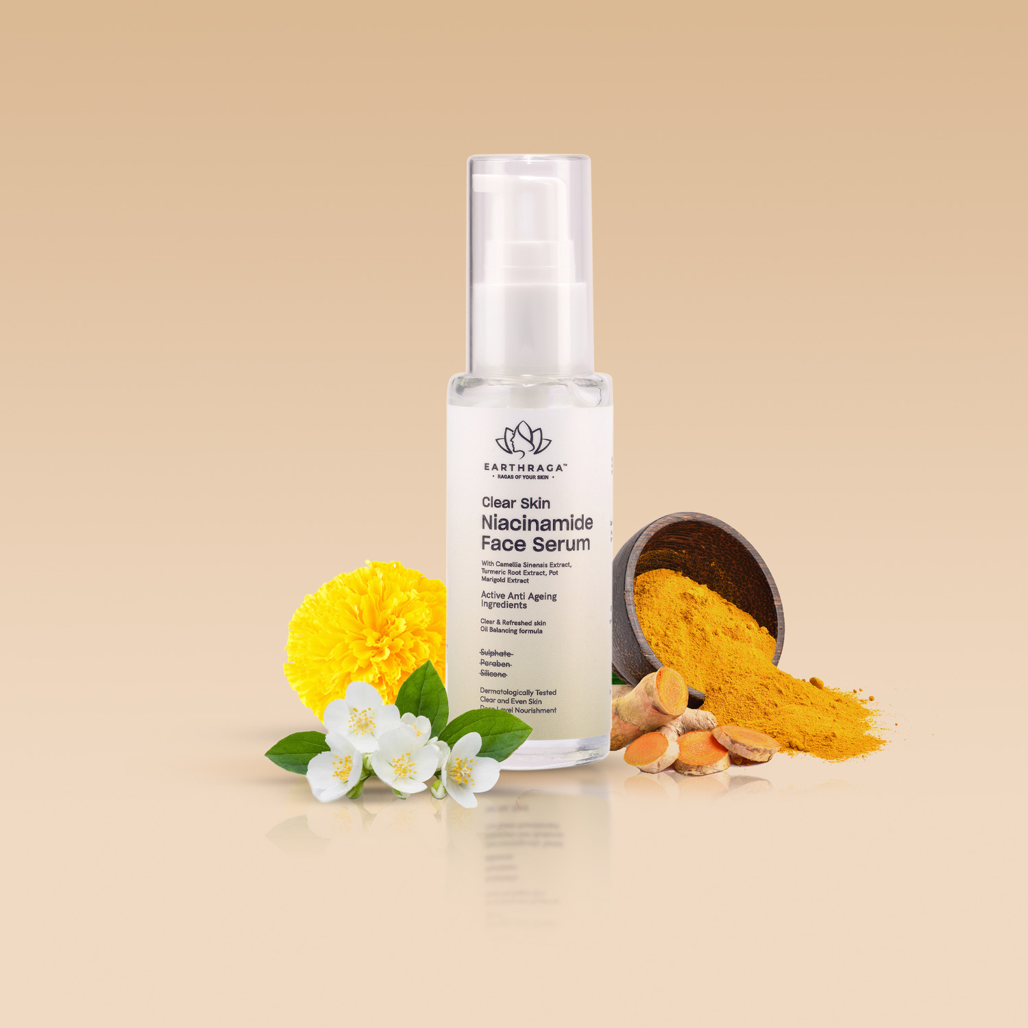 Niacinamide Serum Organic Niacinamide Serum for Dark Spots Earthraga