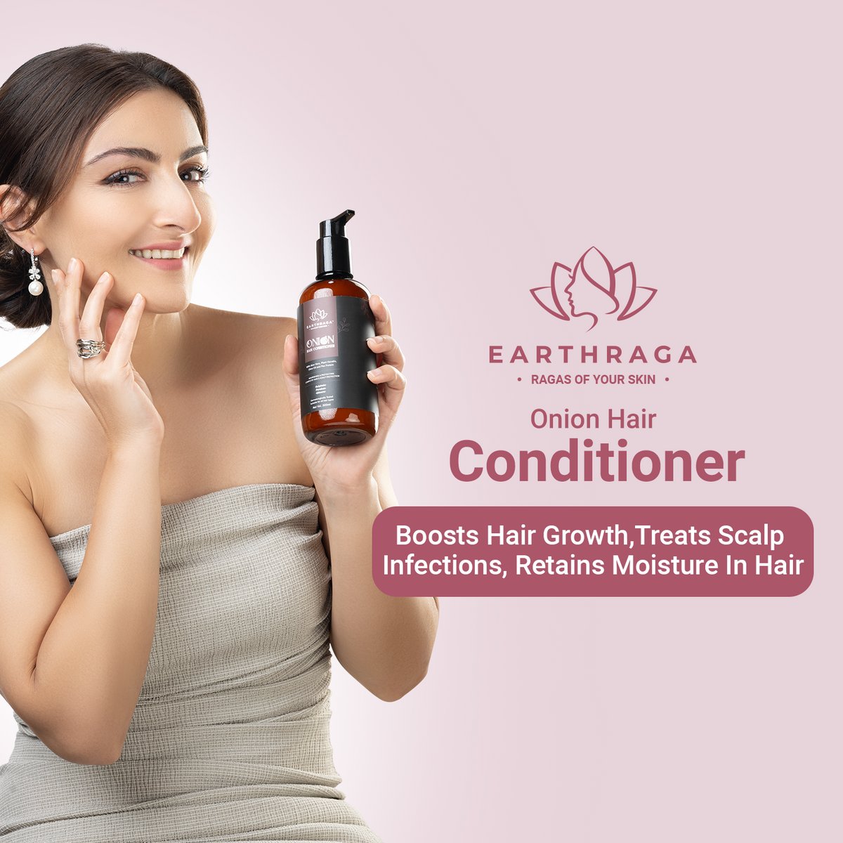 Onion Hair Conditioner | Boosts Hair Growth | Treats Scalp Infections | Retains Moisture In Hair | 300ml
