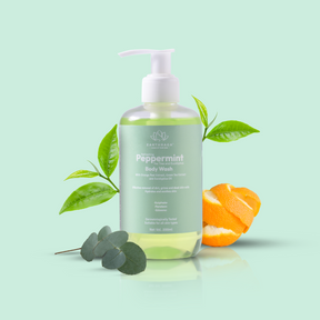 Refreshing Peppermint, Tea Tree and Eucalyptus Body Wash | Cleanses Blocked Pores | Promotes Skin Lightening | Antibacterial & Antiseptic | 200 ml