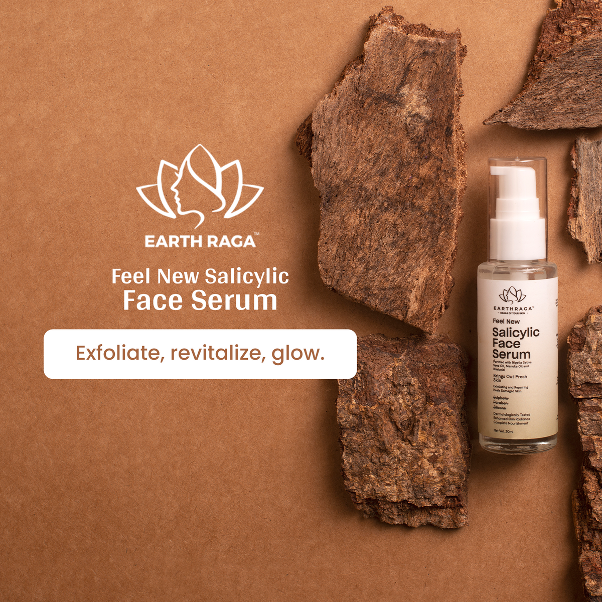 Salicylic Face Serum | Gently Exfoliates & Hydrates Skin |  30ml