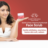 Gentle & Deep Cleansing Kumkumadi Face Scrub  | Exfoliates Skin With Tan Removal | Prevents Dark Circles | 100ml