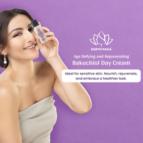 Age Defying and Rejuvenating Bakuchiol Day Cream | Natural Alternate to Retinol |Improves Skin Elasticity & Reduce Wrinkles | Moisturizes Skin | 30 gm  Minis