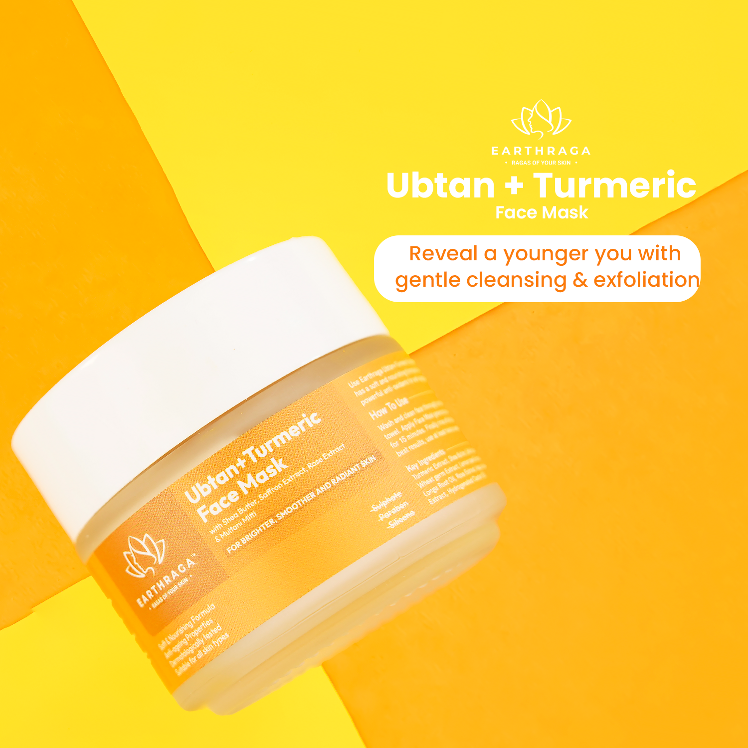 Earthraga Ubtan + Turmeric Face Mask | 100gm