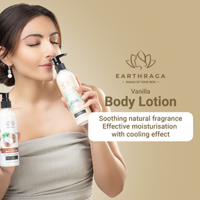 Vanilla Body Lotion | Nourishes & Moisturizes Skin | Rich In Antioxidants | Soothes Redness & Itchiness | 250gms