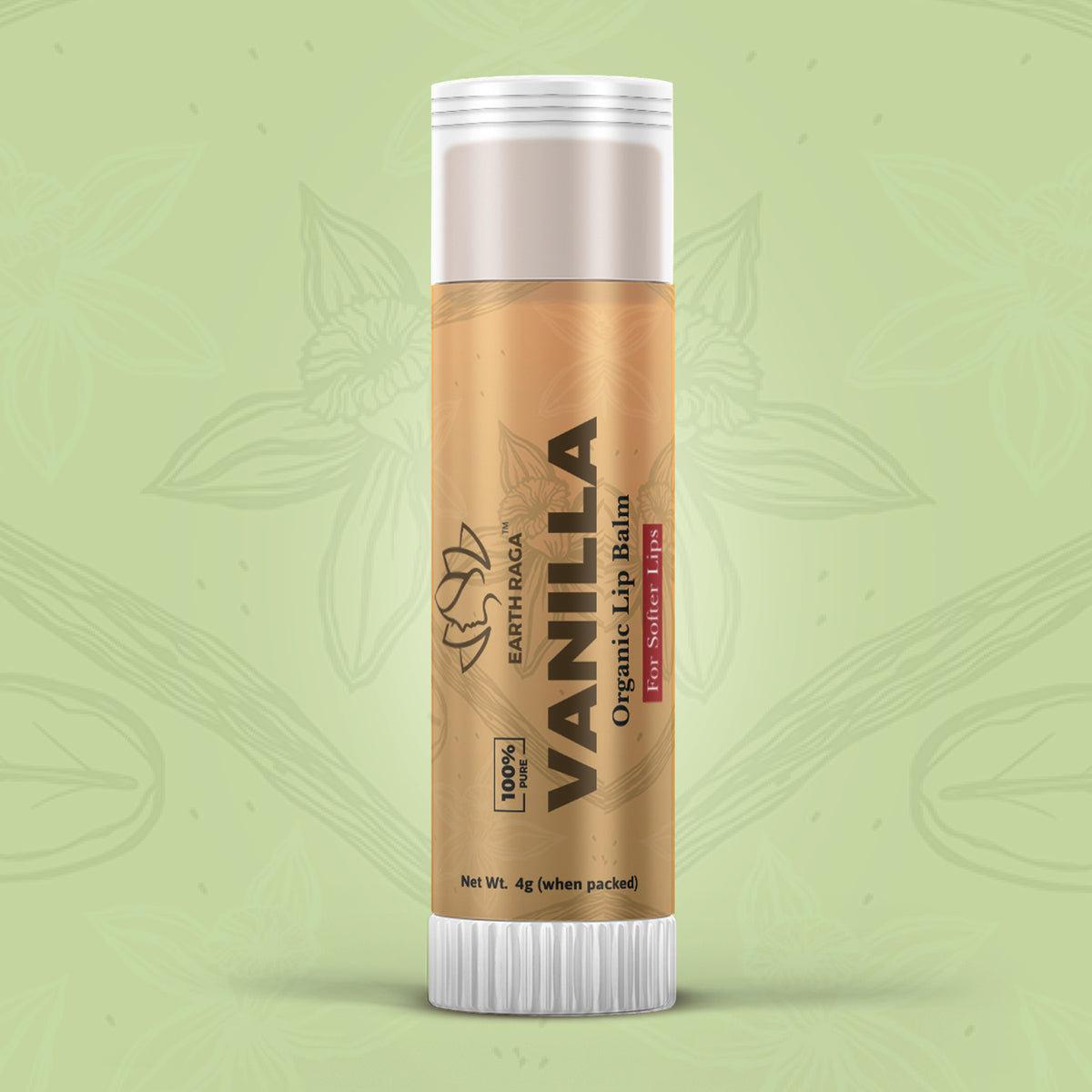 Vanilla Organic Lip Balm 4g