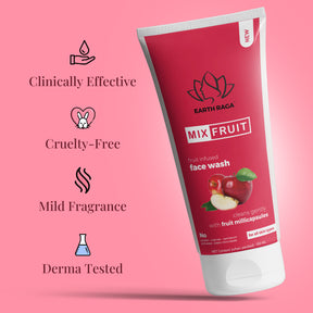 Mix Fruit Face Wash | Deep Nourishment & Hydration | Rich In Antioxidants | Fights Skin Ageing | 100ml
