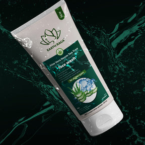 Aloe Vera Neem Tea Tree Face Wash | Cleanse Pores Deeply | Treats Acne & Blemishes | Anti-Inflammatory |  100ml