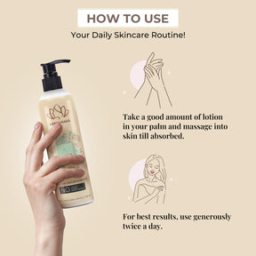 Vanilla Body Lotion | Nourishes & Moisturizes Skin | Rich In Antioxidants | Soothes Redness & Itchiness | 250gms