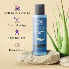Mint Glacier Aftershave Gel | Reduces Irritation & Itching After Shaving | Provides Cooling Effect On Skin | Antiseptic | 100ml