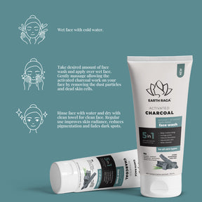 Activated Charcoal Facewash | Removes Impurities & Dead Skin Cells | Controls Excess Oil | 100ml
